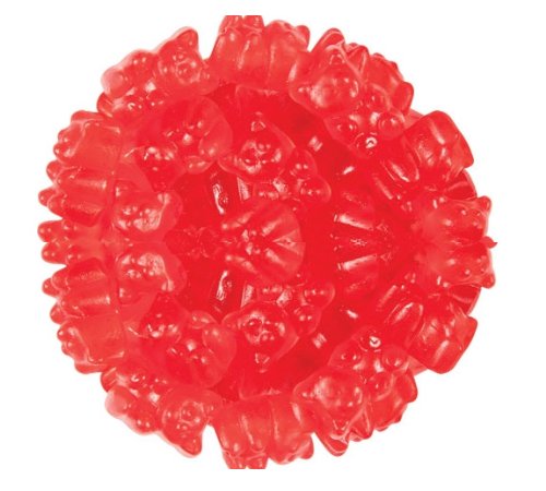 Red Cherry Apple Gummy Bears, 2lbs logo