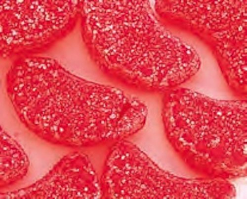 Red Cherry Slice Wedges Candy 1lb Bag logo