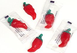 Red Chili Pepper Gummy Candies – 144 Individually Wrapped. logo