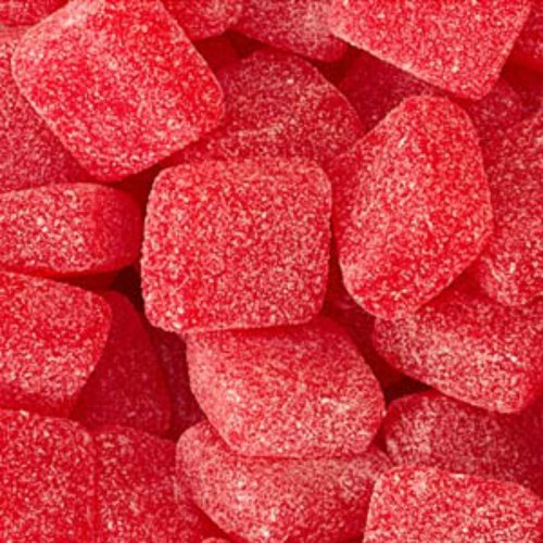 Red Cinnamon Squares Candy Chews 1lb Bag logo