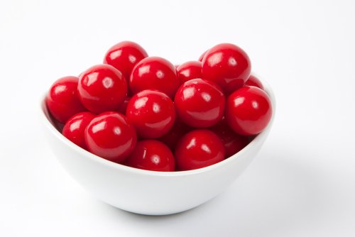 Red Gourmet Gumballs (14 Pound Case) logo