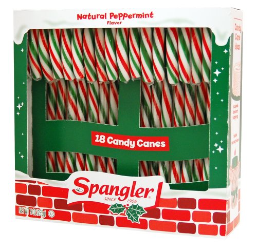 Red, Green and White Peppermint Candy Canes – 3-18 Count Boxes logo