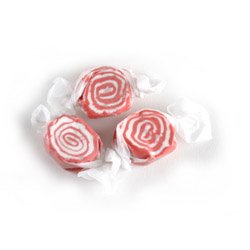 Red Licorice Swirl Salt Water Taffy 3lb logo