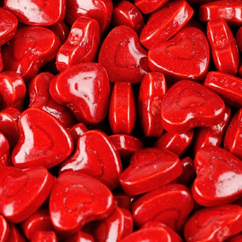 Red Mini Hearts Pressed Candy 1 Pound Bag – Oh! Nuts logo