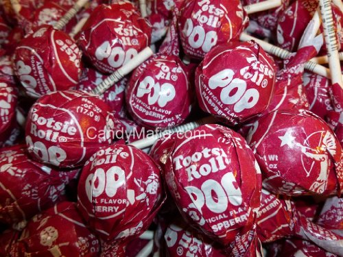 Red Raspberry Tootsie Pops 30 Pops logo