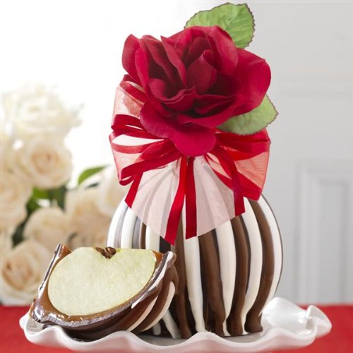 Red Rose Jumbo Caramel Apple Gift – Triple Chocolate logo