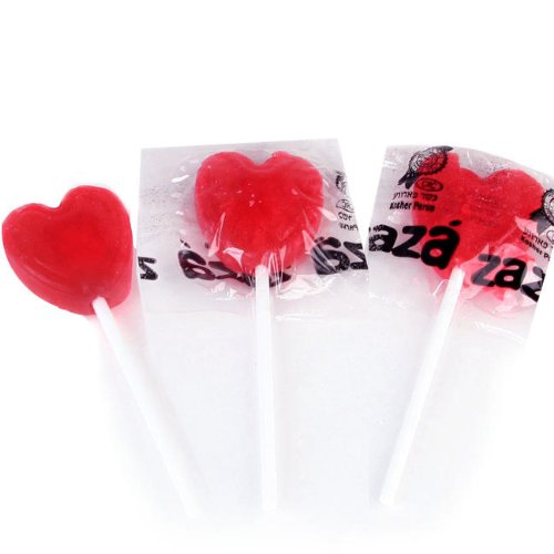 Red Strawberry Heart Lollipops 1 Pound Bag – Oh! Nuts logo