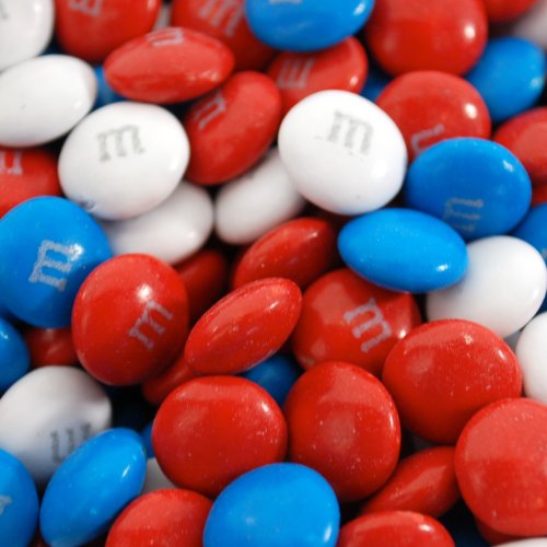 Red, White, and Blue M&m’s (1lbs) logo