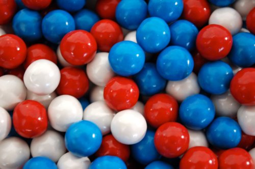 Red, White, and Blue Sixlets (1lbs) logo