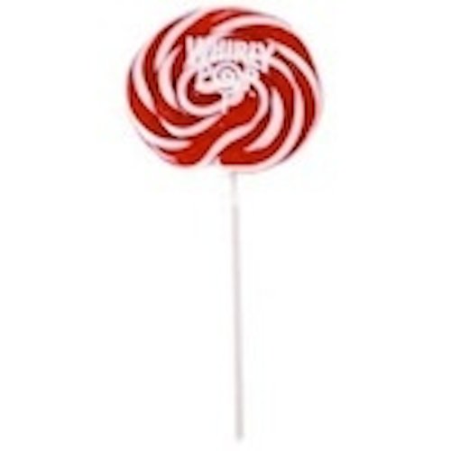 Red & White Cherry Whirly Pops 24 Lollipops logo