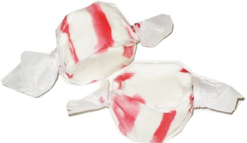 Red & White Peppermint Salt Water Taffy 5lb logo