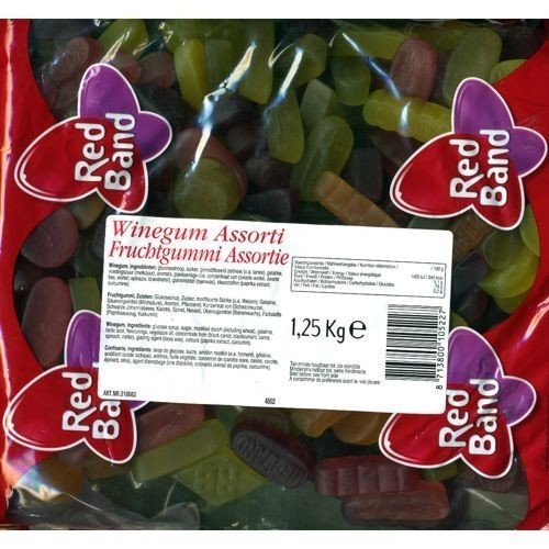 Redband Fruchtgummi ‘winegum Assorto’ 1,25kg (fruchtgummi Sortiert) logo