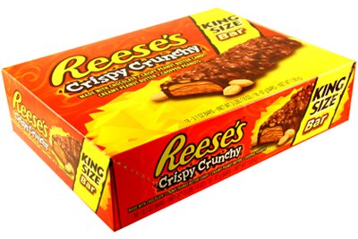 Reese’s Crispy Crunchy King Size 18 Bars logo