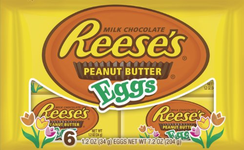 Reese’s Easter Peanut Butter Eggs, 6-count Packages (Pack of 4) logo