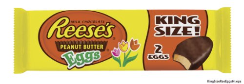 Reese’s Easter Peanut Butter Eggs, King Size, 2.4 ounce Packages (Pack of 12) logo