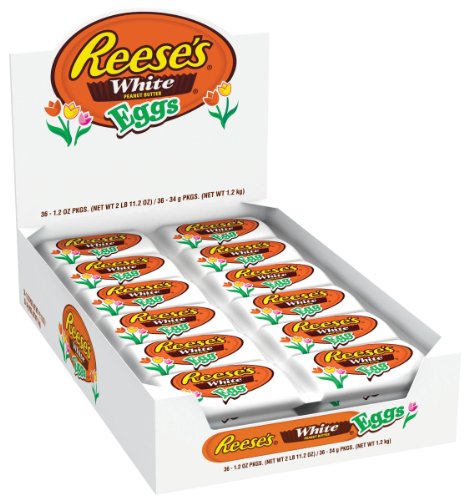 Reese’s Easter White Peanut Butter Egg, 1.20 Ounce (Pack of 36) logo