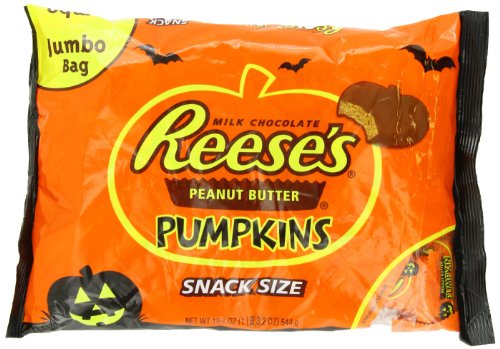 Reese’s Halloween Peanut Butter Pumpkins, 19.2 Ounce Bag logo