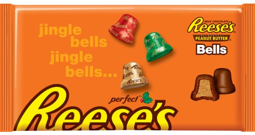 Reese’s Holiday Peanut Butter Bells, 8 ounce Bags (Pack of 4) logo