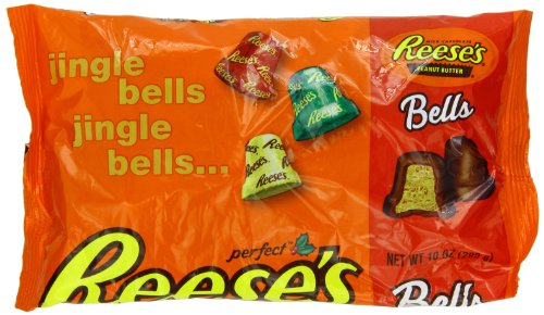 Reese’s Holiday Peanut Butter Jingle Bells, 10 ounce Bags (Pack of 4) logo