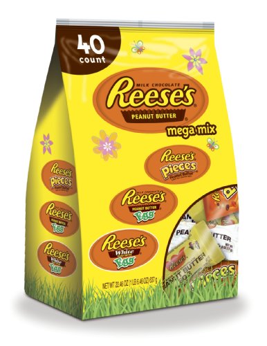 Reese’s Mega Mix Easter Candy Assortment, 22.46 ounce Bags (Pack of 3) logo