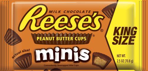 Reese’s Mini’s King Size, 2.5 ounce (Pack of 16) logo