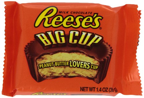 Reese’s Peanut Butter Big Cup, 1.4 ounce Packet, 16 Count (Pack of 2) logo