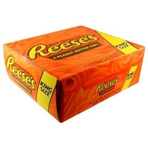 Reeses Peanut Butter Cup King Size (Pack of 24) logo