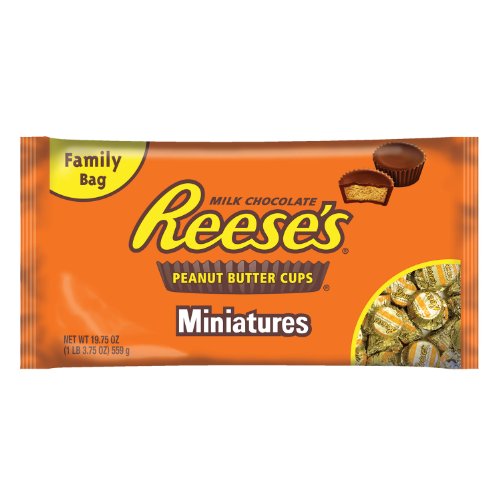 Reese’s Peanut Butter Cup Miniatures, 19.75 ounce Bags (Pack of 3) logo