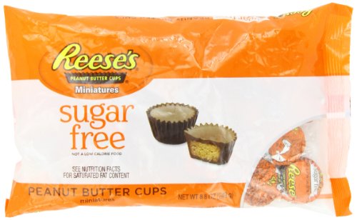 Reese’s Peanut Butter Cup Miniatures, Sugar Free, 8.8 ounce Bags (Pack of 3) logo