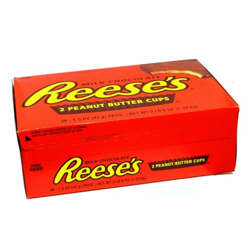 Reese’s Peanut Butter Cups, 1.5 ounce Packages (Pack of 36) Reese’s Peanut Butter Cups, 1.5 ounce P logo