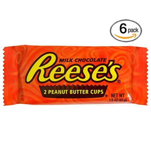 Reese’s Peanut Butter Cups, 1.5 ounce Packages (Pack of 6) logo