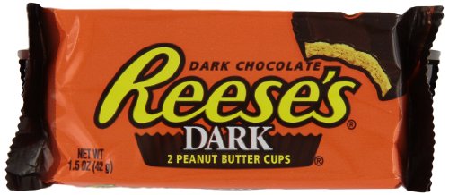 Reese’s Peanut Butter Cups, Dark Chocolate, 1.5 ounce Packages (Pack of 24) logo