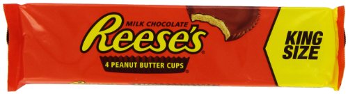 Reese’s Peanut Butter Cups, King Size, 2.8 ounce Packages (Pack of 24) logo