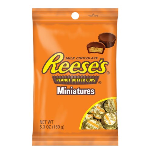 Reese’s Peanut Butter Cups Miniatures, 5.3 ounce Bags (Pack of 12) logo