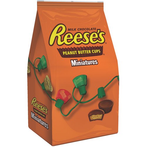 Reese’s Peanut Butter Cups Miniatures Holiday Candy – 28 Oz logo