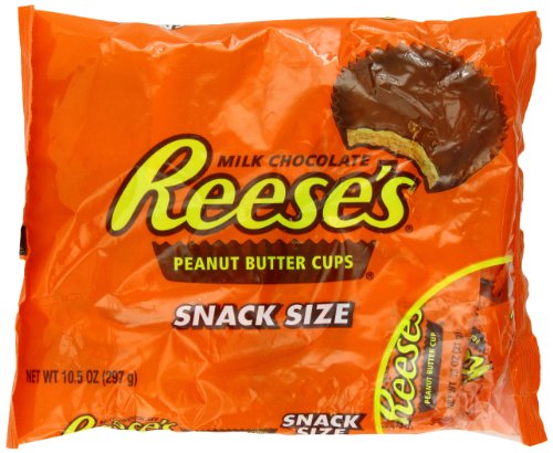 Reese’s Peanut Butter Cups, Snack Size, 10.5 ounce Bags (Pack of 6) logo