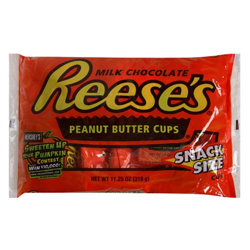 Reese’s Peanut Butter Cups, Snack Size, 10.5 ounce Packages (Pack of 6) logo