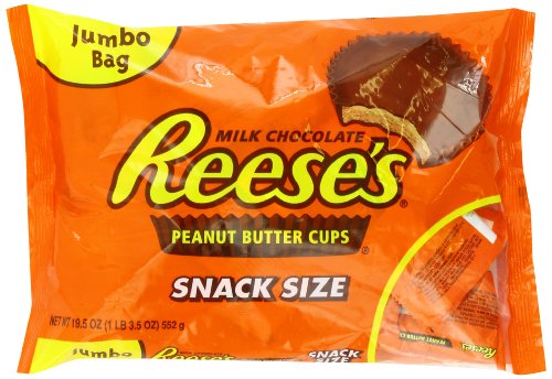 Reese’s Peanut Butter Cups, Snack Size, 19.5 Ounce Bag logo