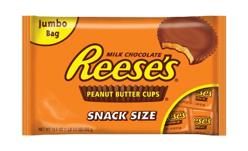 Reese’s Peanut Butter Cups, Snack Size, 19.5 ounce Bags (Pack of 2) logo