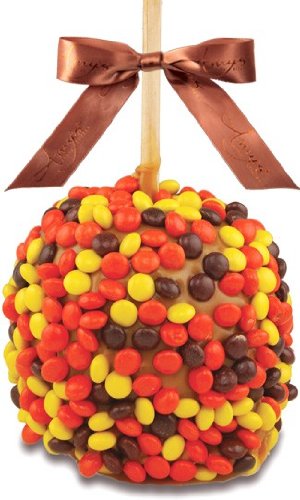 Reeses Pieces Caramel Apple logo