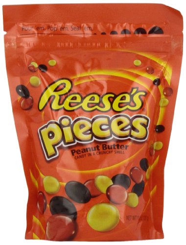 Reese’s Pieces Peanut Butter Candies, 10.5 ounce Pouches (Pack of 6) logo