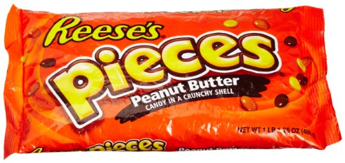 Reese’s Pieces Peanut Butter Candies, 17.25 ounce Bags (Pack of 6) logo