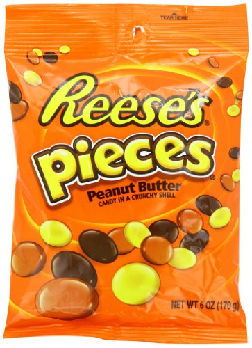 Reese’s Pieces Peanut Butter Candy In A Crunchy Shell, 6 Ounce (Pack of 12) logo