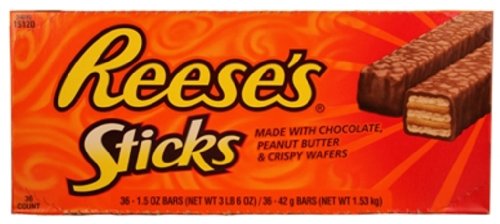 Reeses Sticks Peanut Butter Bars 36ct logo