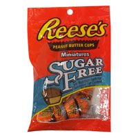 Reese’s Sugar Free Peanut Butter Cup Miniatures Peg Bag-3 Oz logo