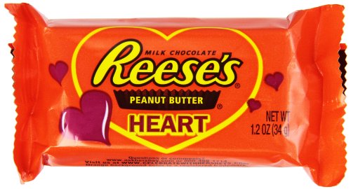 Reese’s Valentine’s Peanut Butter Hearts, 1.2 ounce Packages (Pack of 36) logo