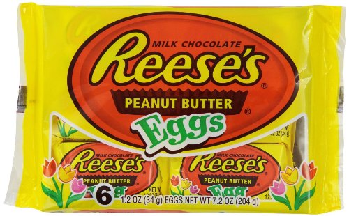 Reese’s White & Milk Chocolate Peanut Butter Eggs For Easter 6/ 1.2 Oz Individuals 2 Pack logo