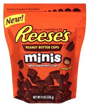 Reeses’s Milk Chocolate Peanut Butter Cups Minis 8 Oz logo