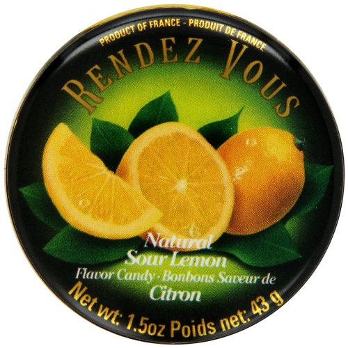 Rendez Vous Sour Lemon, 1.5 ounce Tin (Pack of 12) logo