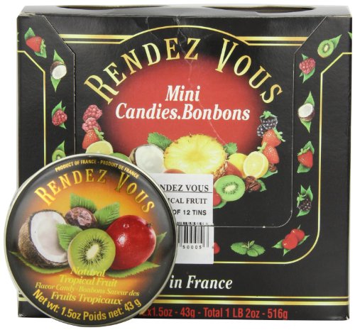 Rendez Vous Tropical Fruit, 1.5 ounce Tin (Pack of 12) logo